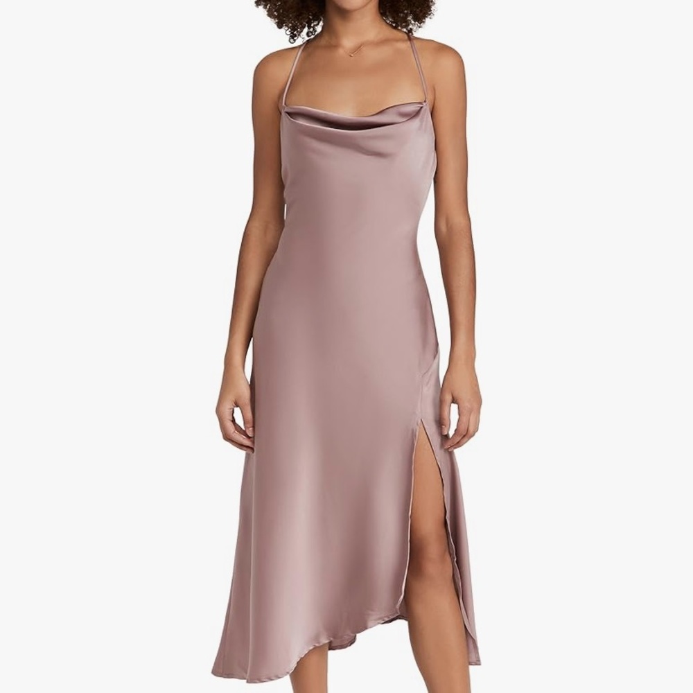 Astr the label Gaia Dress in mauve